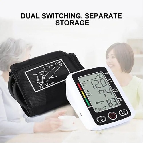 Upper Arm Digital Electronic Blood Pressure Test Machine - Bp Monitor