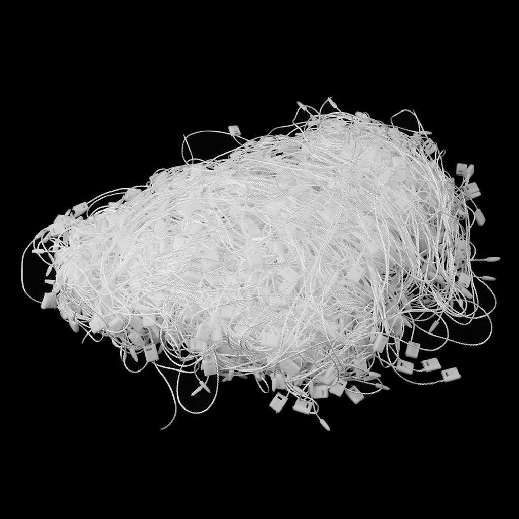 1000 Pcs Clothing Tag  Tag String Lock Fastener Tagging Supplies White