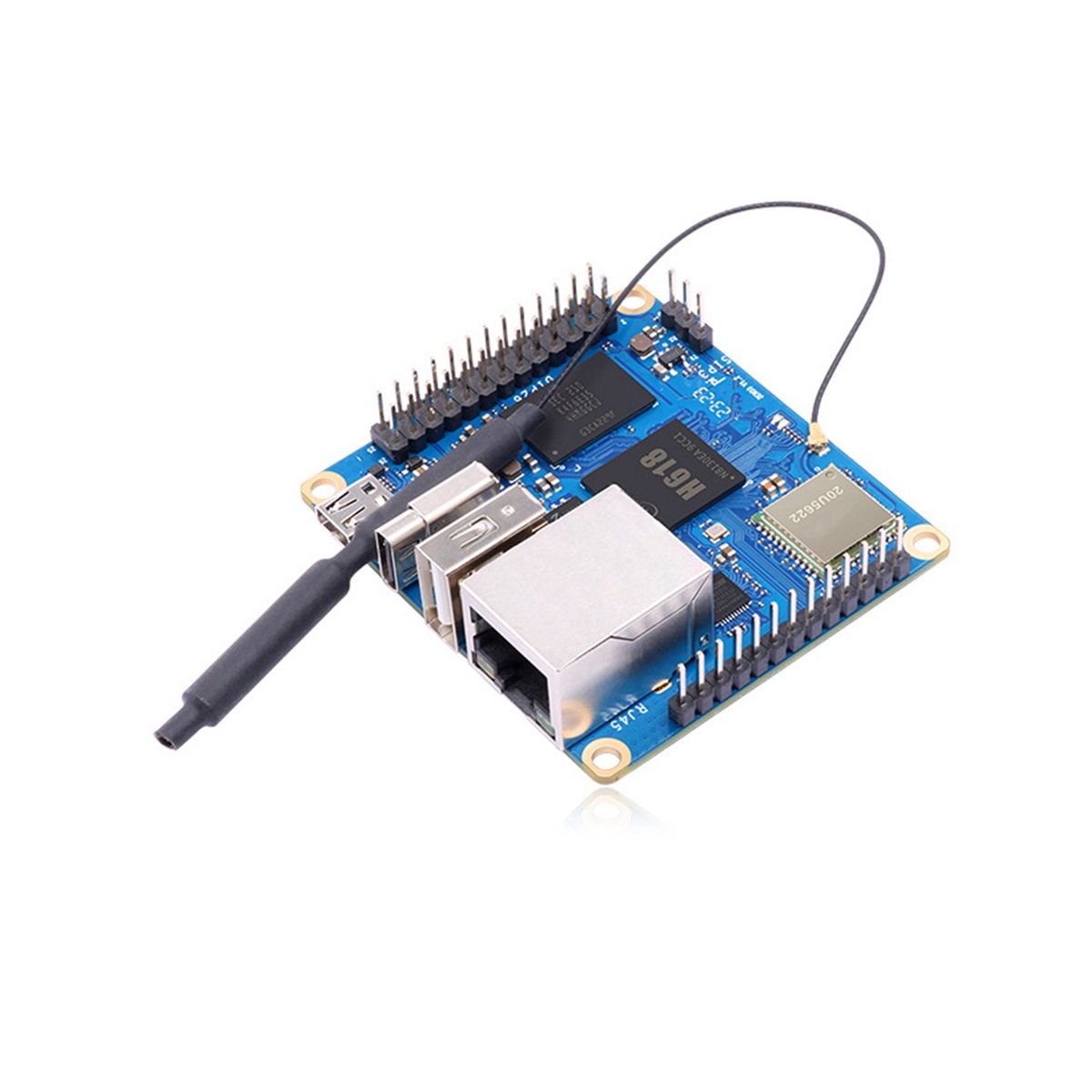 For Zero 3 Development Board 1.5GB RAM H618 WiFi5+BT 5.0 Gigabit LAN for Android 12 Debian12 with EU Plug