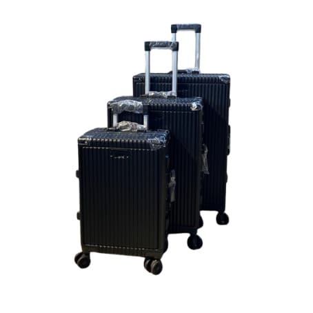 3 Set Aluminum Luggage - 28/ 24 And 20"