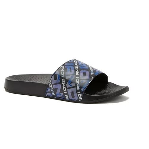 Men's Crossover Lenticular Sport Slide Sandal - Blue Black