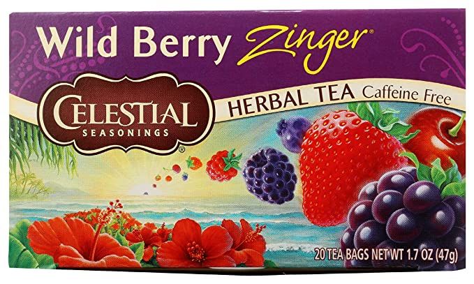 Wild Berry Zinger Celestial Seasonings Herbal Tea