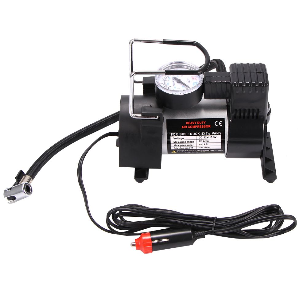 Universal High-Power Car Double-Cylinder Inflator Pump Air Compressor Inflator Portable Car Tire Pump Auto Accessories