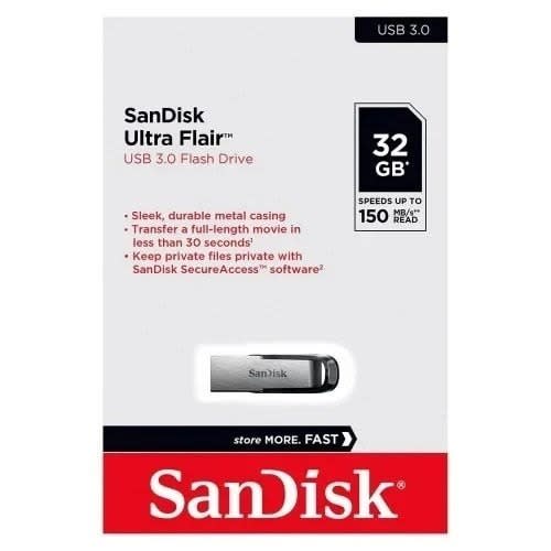 Sandisk Ultra Flair Flash Drive 3.0 - 32GB
