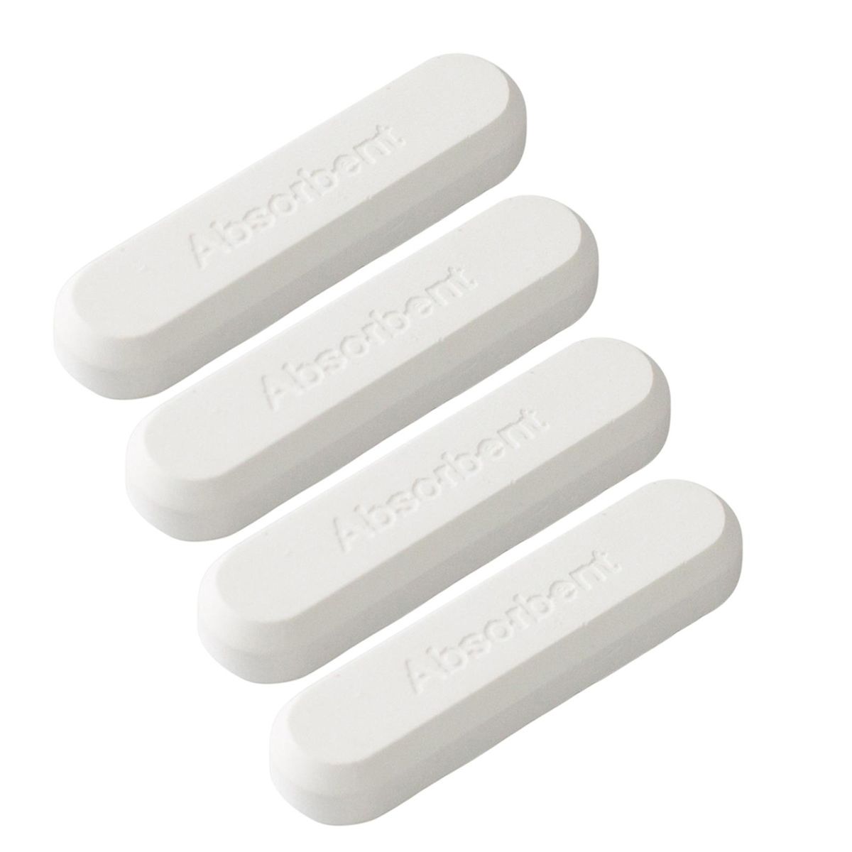 4Pcs Drying Stick Storing Snacks Water Absorption Rod White