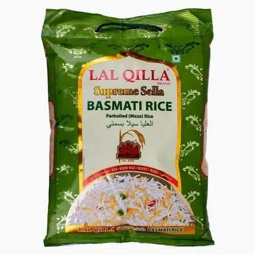 Lal Qilla Supreme Sella Basmati Rice - Parboiled Rice - 5kg