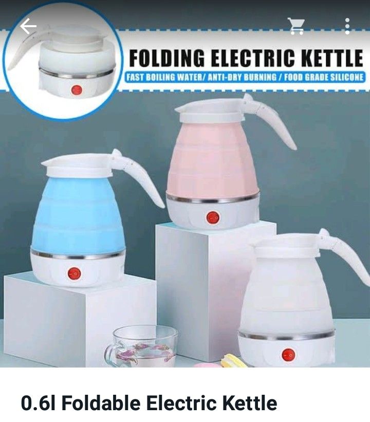 Portable Foldable And Collapsible Electric Jug/kettle