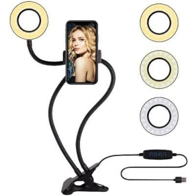 Live Stream Ring Light And Phone Holder