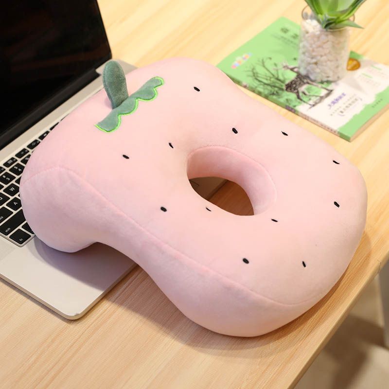 Office Desk Nap Pillow Neck Supporter Student-pink Strawberry
