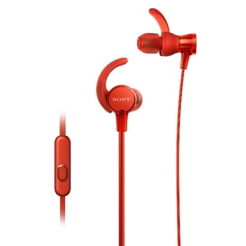 In-ear Sports Headphones  -  Mdr-xb510as With Mic - Red
