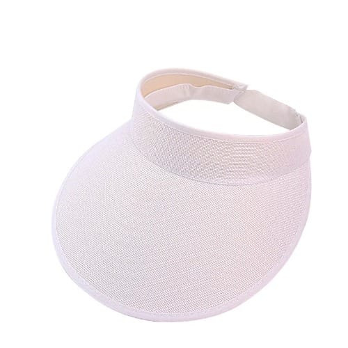 Visor Sun Cap- White