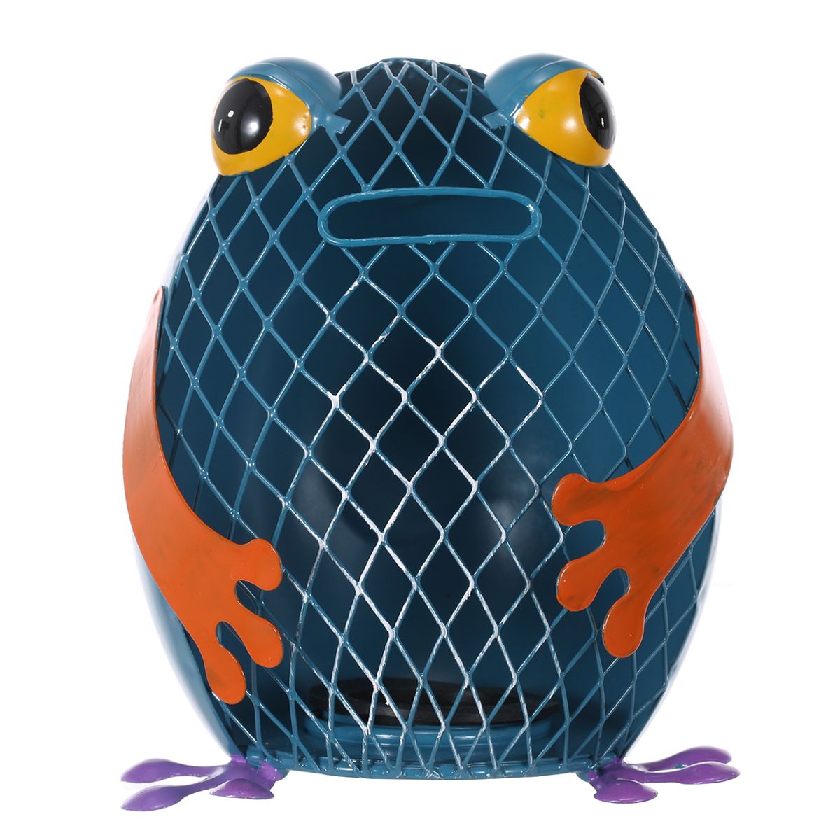 Tomfeel Frog Piggy Iron Storage Jar Animal Money Jar Metal