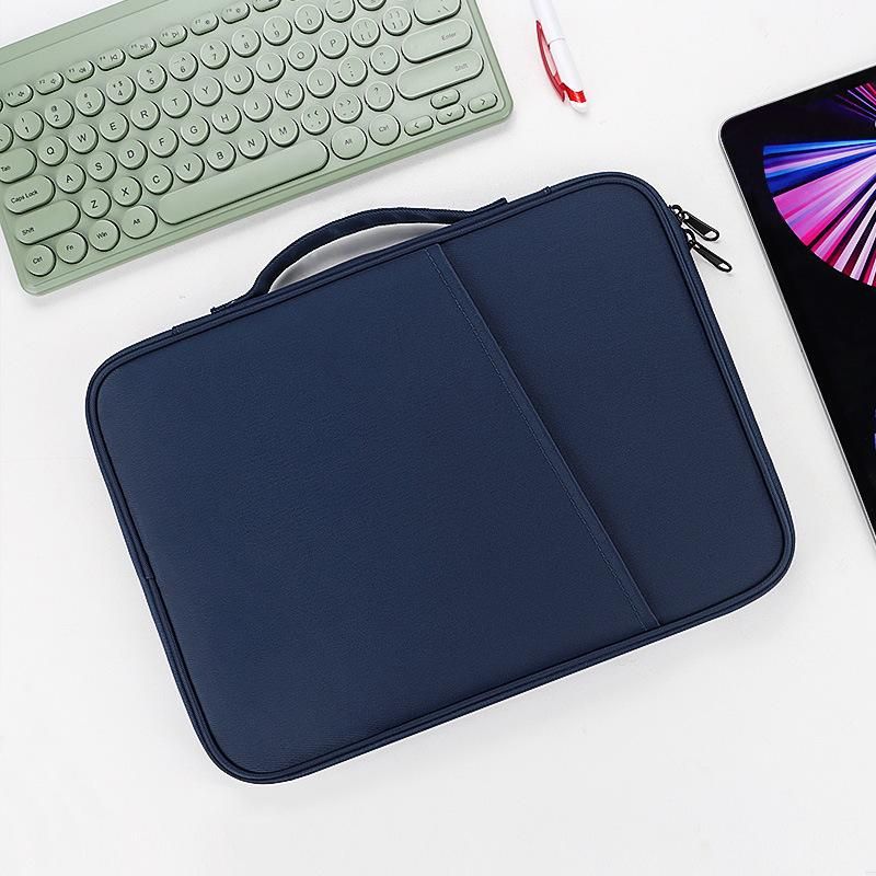 ipad tablet computer bag protective case 12.9 inch 10.8 storage bag portable liner bag Noble blue 12.9-13 inch universal