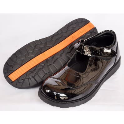 Girls Patent School Shoes Big - F88708 -Black