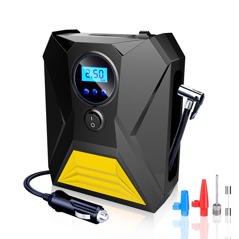 Digital/Pointer Car Tire Inflator Electric Tire Inflator Portable Emergency Air Compressor Pump With LED Light Car Inflator Pump
