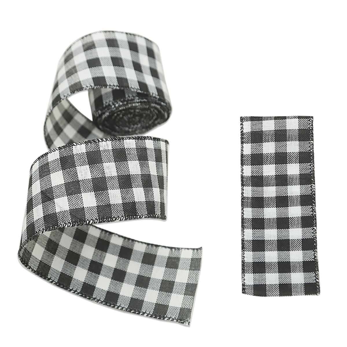 Christmas Ribbon Wired DIY Bow Flower Craft Ribbon for Wreath Floral Bows Crafts Christmas Holiday Celebration Decorations