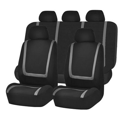 Universal Car Seat Cover Protector Interior Accessories 9pcs 9pcs Set Gray