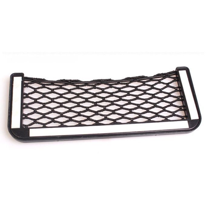 Ar  Eiling Mesh Storage Bag  Ple Breathable Mesh Zi Er Storage Bag Adjustable Auto  Stowing  Tidying Interior  A  Essories-black