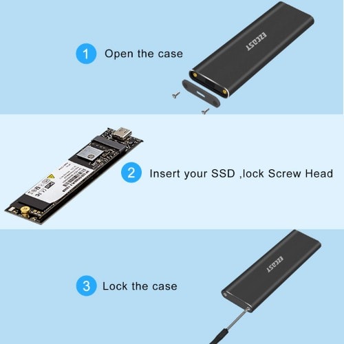 M.2 Nvme Ssd Enclosure Adapter Usb 3.1 Gen 2