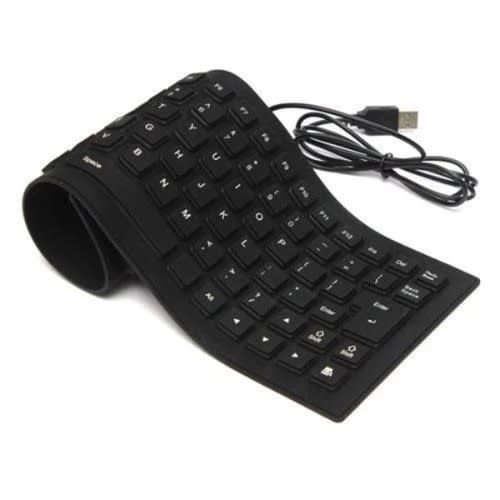 Flexible USB Wired Keyboard