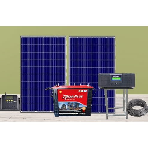 Inverter -  Solar Panel - Tubular Battery bundle +Installation