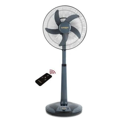 Rechargeable Standing Fan With Usb - 33w -  16 Inches