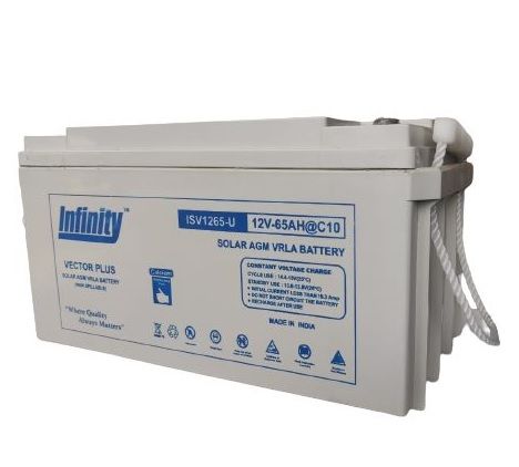 (ISV1265-U) 12V-65Ah@C10 Solar AGM VRLA Battery SMF