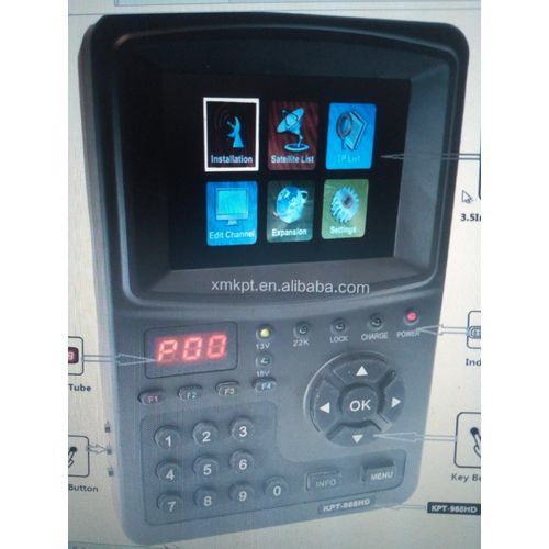 968HD MPEG4 H265 Sat Finder & CCTV Multifunction Monitor