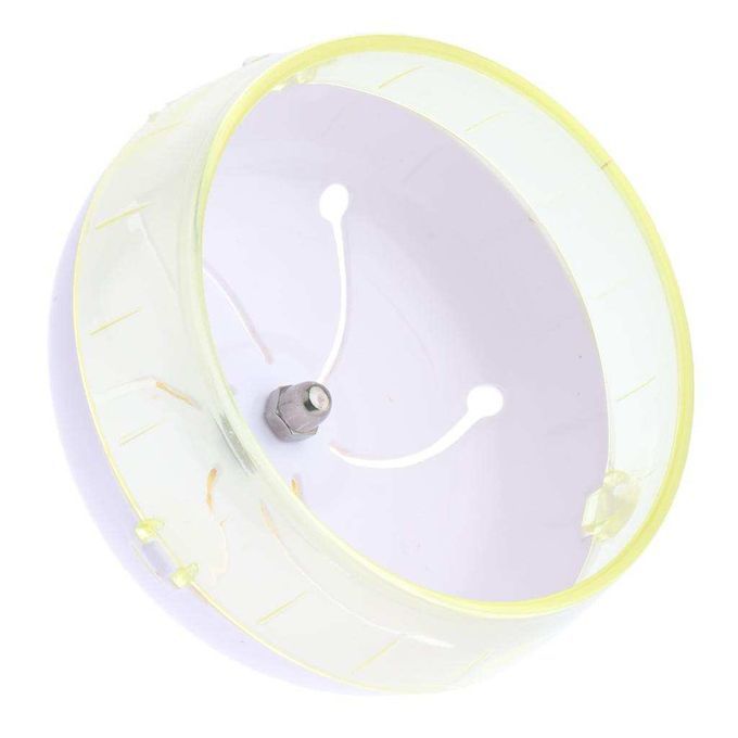 Adjustable Silent Hamster Syrian Exercise Running Spinner Wheel Yellow