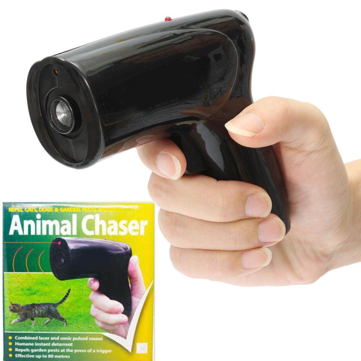 Portable Ultrasonic Dog Chaser Stop Barking Animal Protect Dog Training