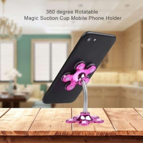 360 Degree Rotatable Magic Suction Cup Mobile Phone Holder