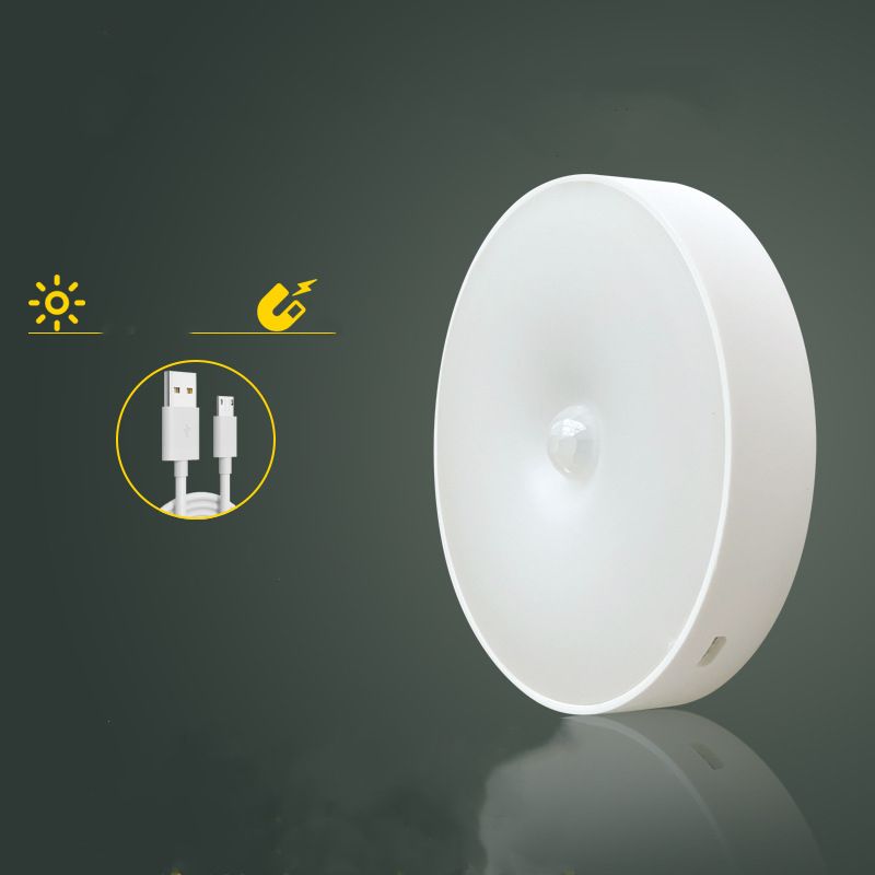 Smart Lamp With Motion Sensor Lights Wireless LED Rechargeable Light Bathroom Cabinets Wardrobe Bedroom Staircase Lighting Lamps-