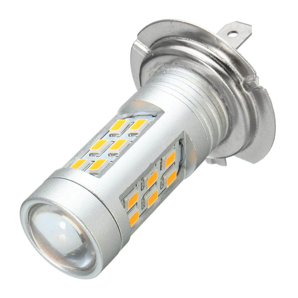 Gold Yellow 3000K 21-SMD 5202 2504 H16 LED Bulbs For Fog Lights Driving Lamps H7