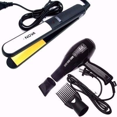 Hair Dryer & Nova Hair Straightener Bundle