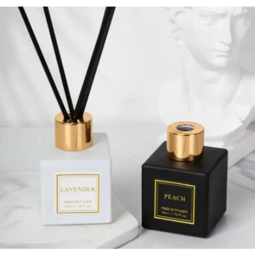 Black And White Bottle Reed Diffuser - 50ml*2