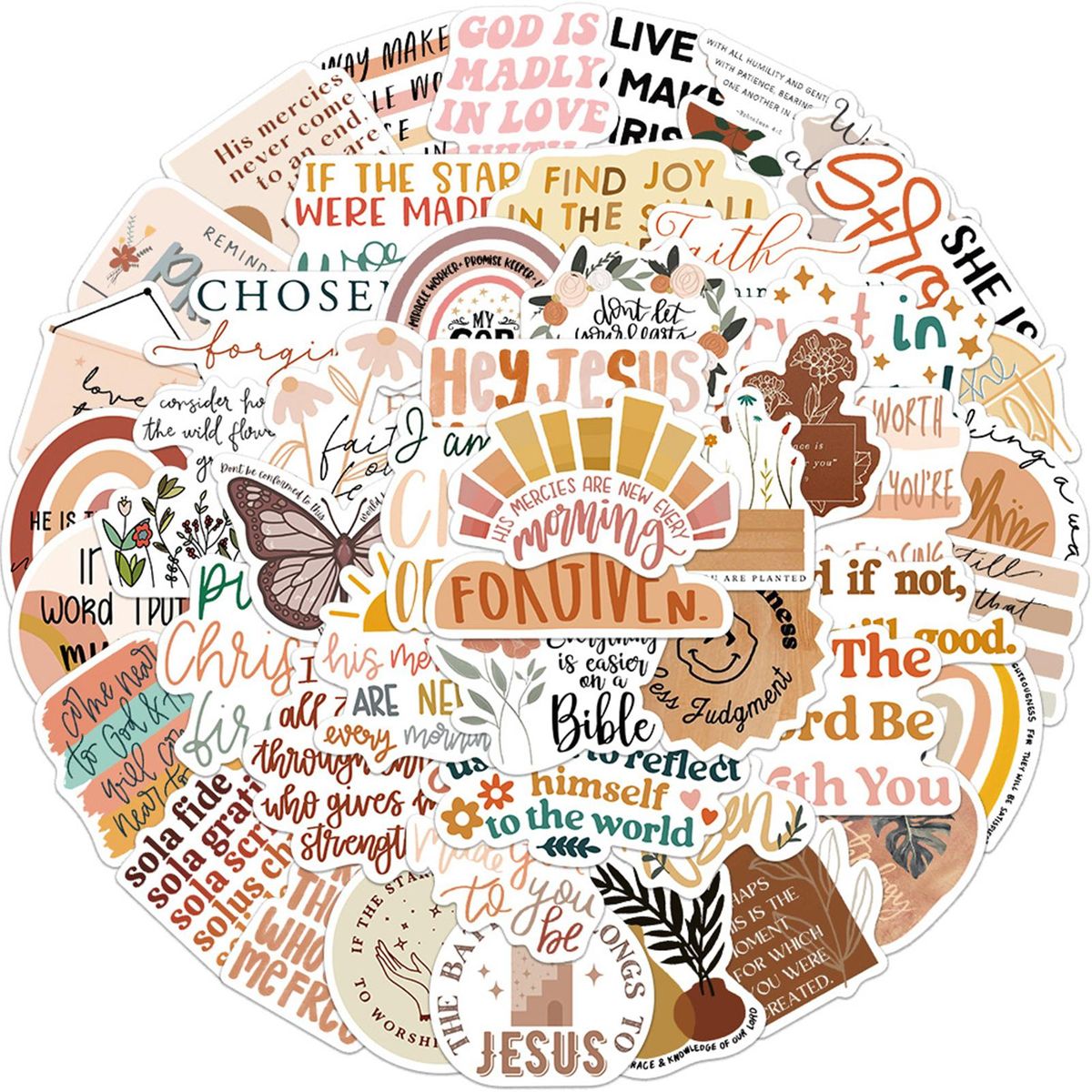 50Pcs Cartoon Stickers Laptop Car Luggage Guitar Bike Phone Stickers