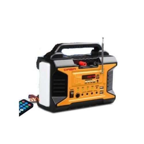 Solar Power Portable Generator With Fm Radio & Torch