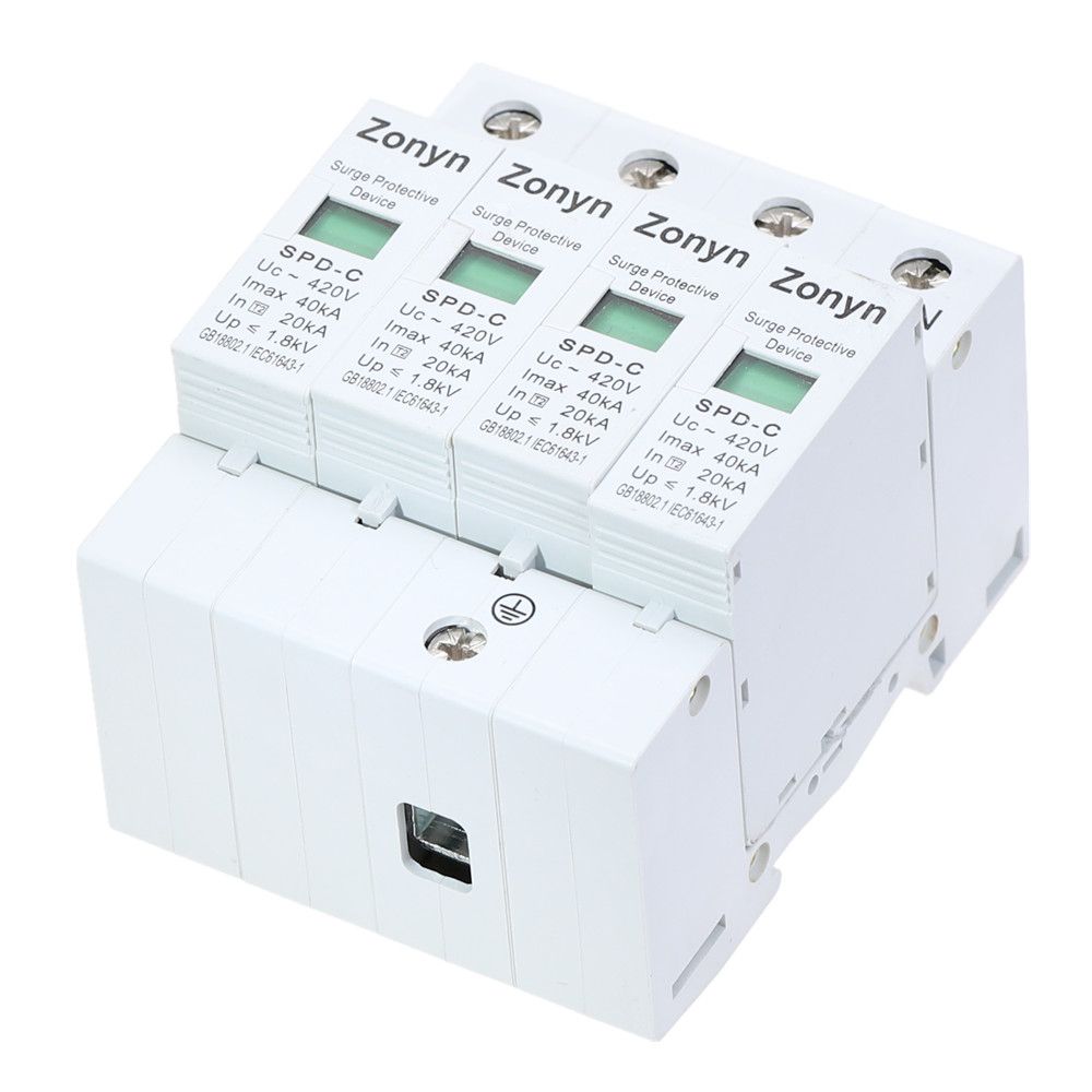 High Quality 4P SPD 420V 20KA~40KA House Surge Protector