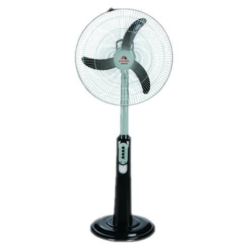 18" Rechargeable Standing Fan With USB Port