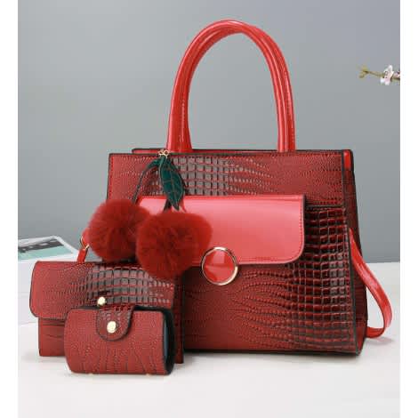 Red Ladies Hand Bags