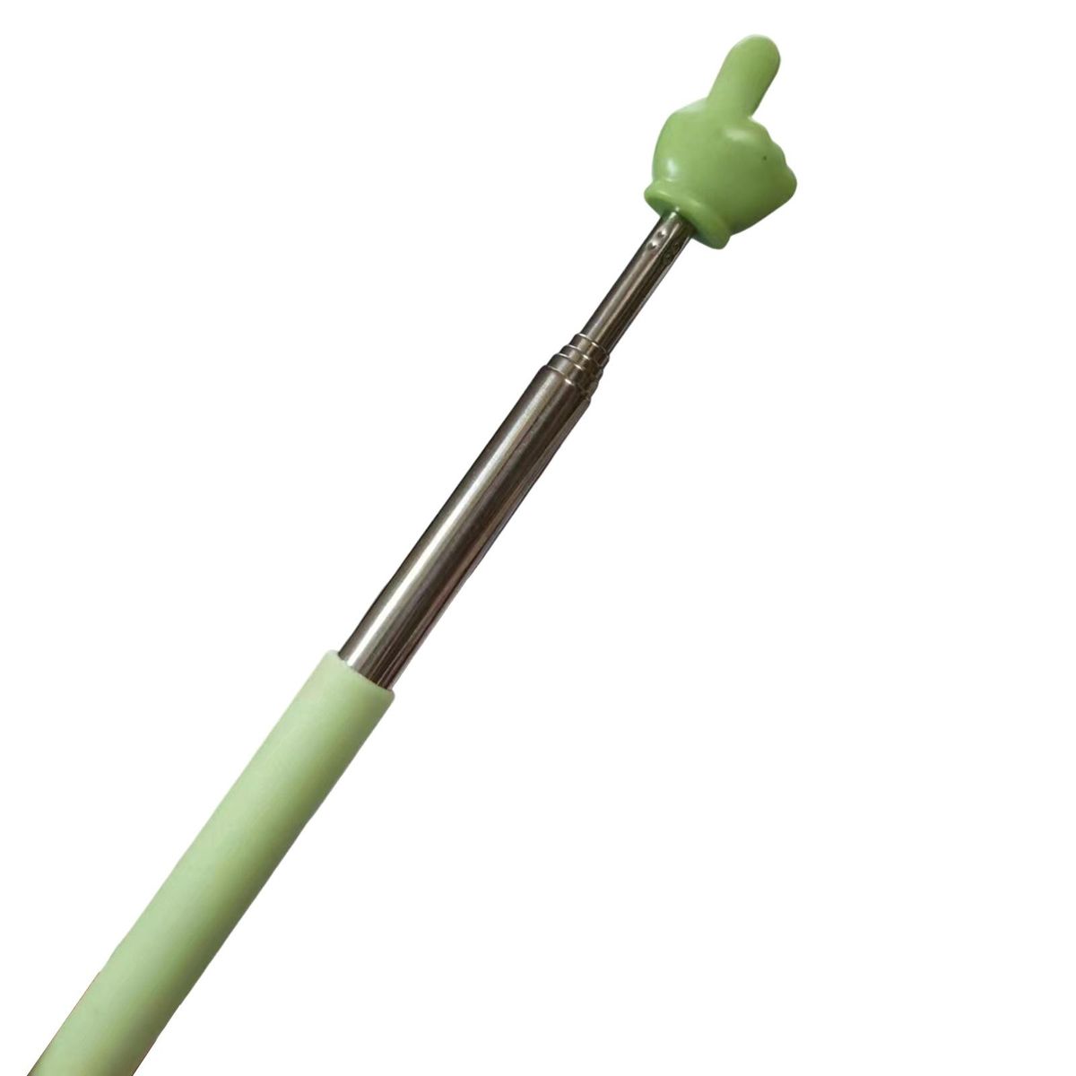 Break-resistant Metal Pointer Telescopic Handheld for Classroom Green