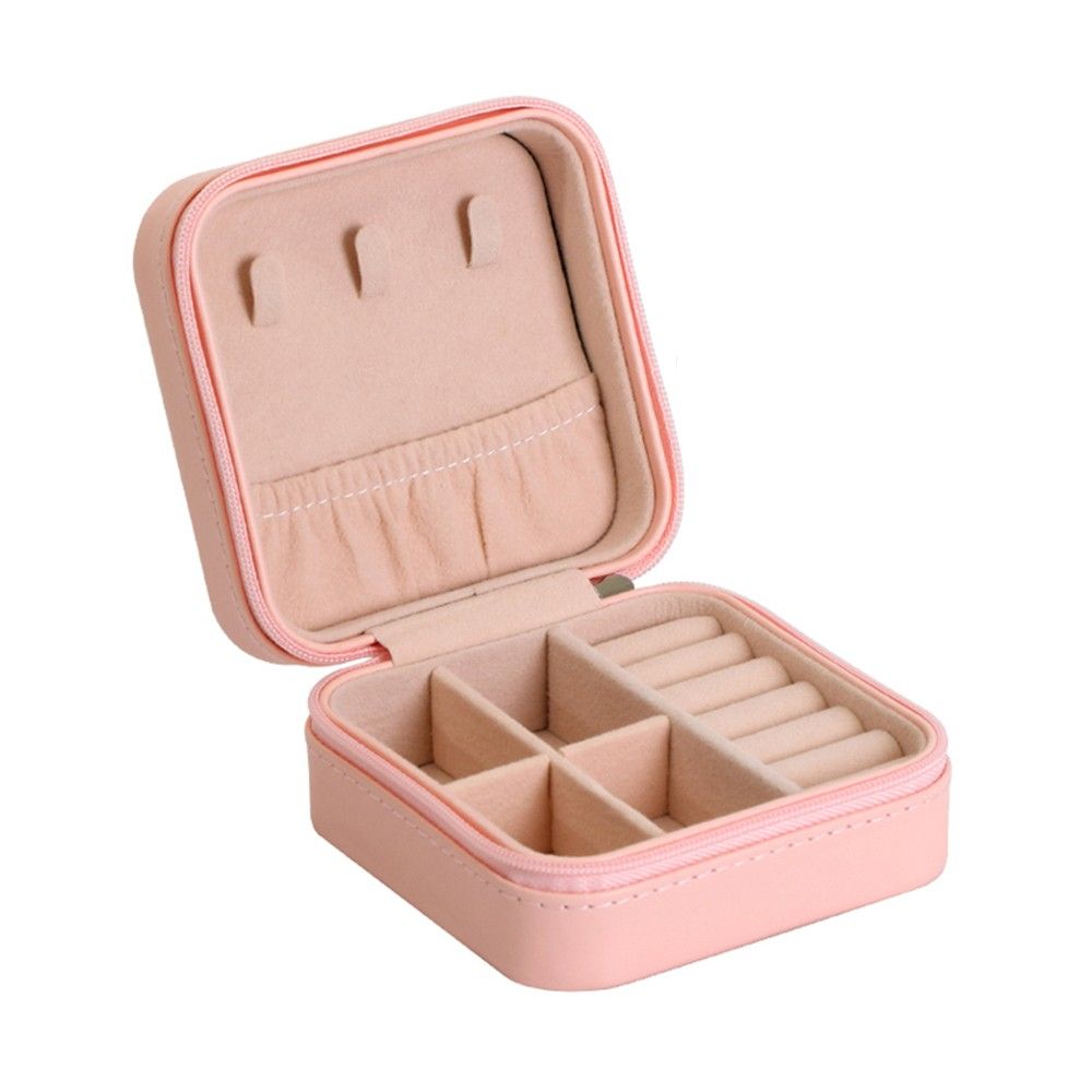 Small Portable Travel Jewelry Box Organizer