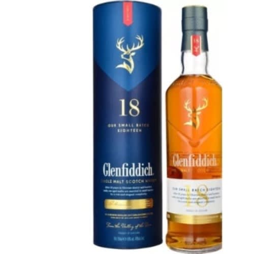 18 Year Old Single Malt Whiskey - 75cl X 3 Bottles + Free Pack Of Pet Drink