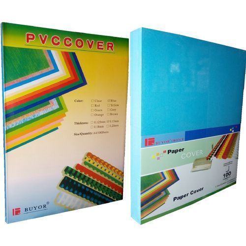A4 PVC PAPER & PAPER COVER +free Slide Binders