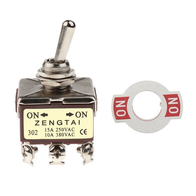 Car Truck ATV OnOn 9 Pins Toggle Switch AC 250V 15A380V 10A