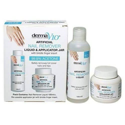 Artificial Nail Remover Kit - 99.9% Acetone - 100ml & 20ml