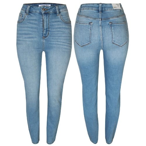 Womens Mom V2104 Medium Blue Jeans