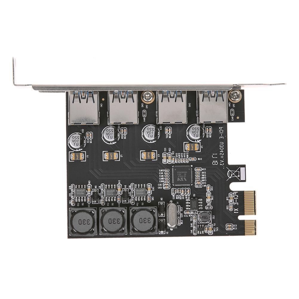 4-Port USB 3.0 Pcie Expansion Card Pci Express Pcie USB Hub