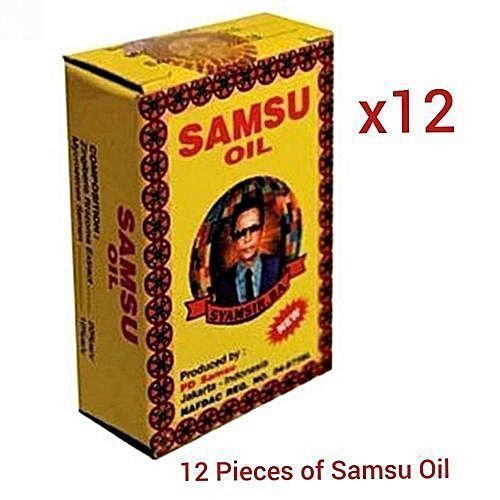 12 Pieces Of Men's Samsu Oil..Nafdac A7-1946L