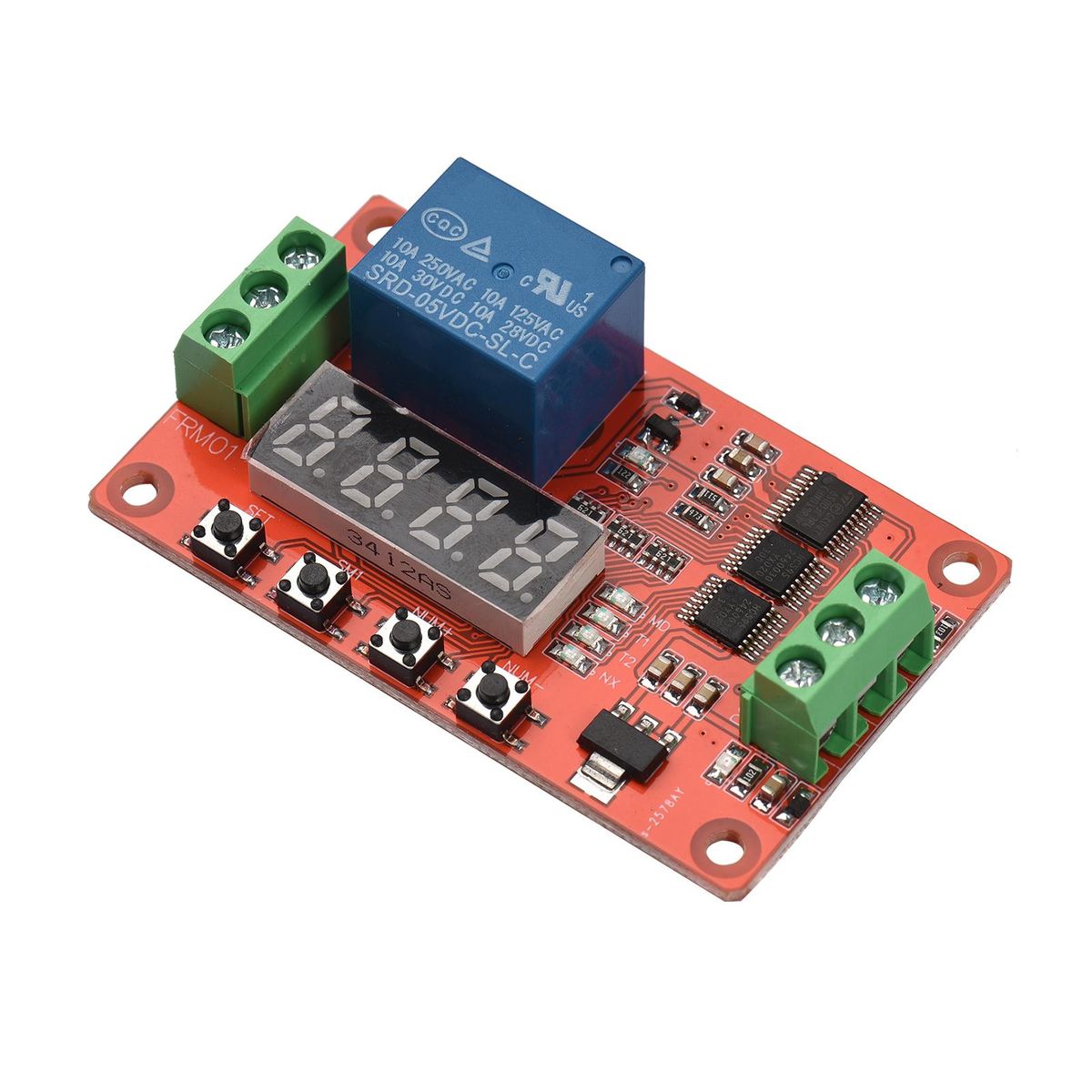 FRM01 Relay Module Timing/Delay/Cycle/Self-lock Multi-function Relay Control PCB Board